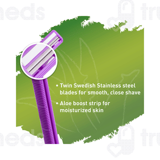 Sirona Disposable Aloe Boost Twin Blade Razor 1