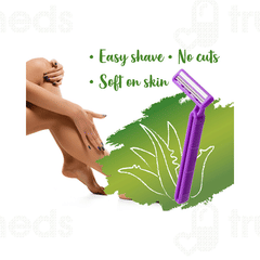 Sirona Disposable Aloe Boost Twin Blade Razor 1
