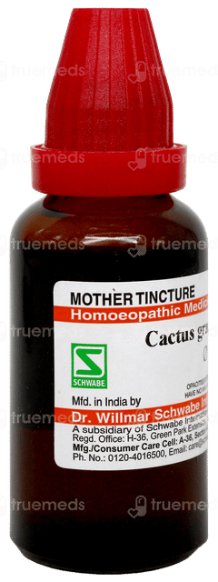 Dr Willmar Schwabe Cactus Grandiflorus Q Mother Tincture 30Ml