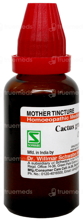Dr Willmar Schwabe Cactus Grandiflorus Q Mother Tincture 30Ml
