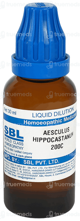 Sbl Aesculus Hippocastanum 200c Dilution 30ml