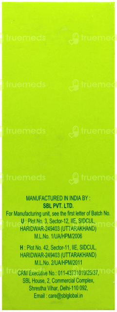 Sbl Sambucus Nigra 200c Dilution 30ml