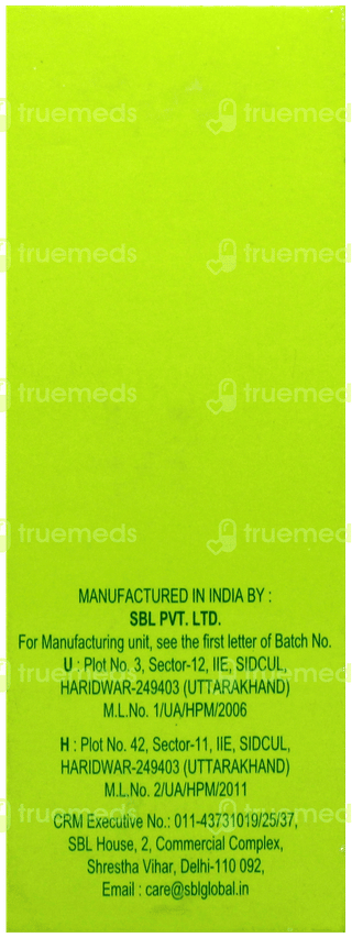 Sbl Sambucus Nigra 200c Dilution 30ml
