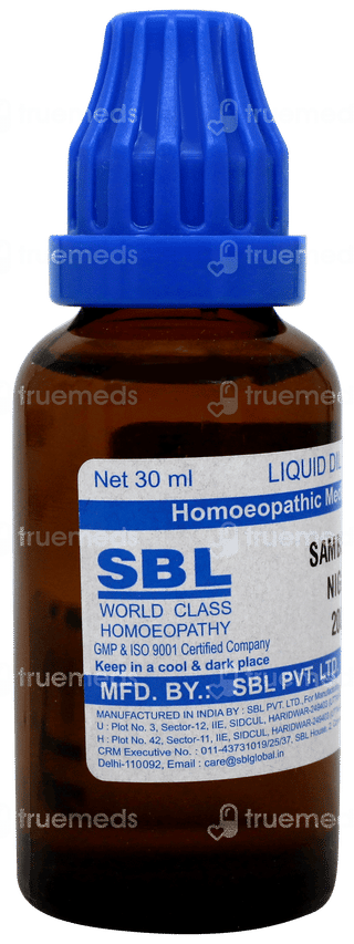 Sbl Sambucus Nigra 200c Dilution 30ml