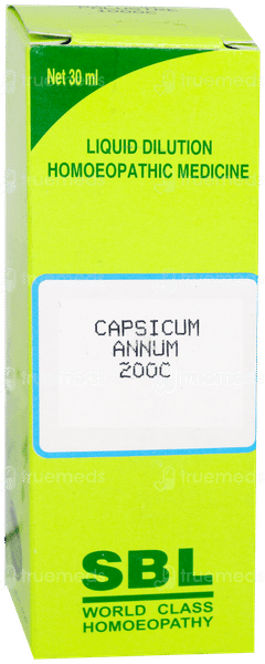 Sbl Capsicum Annum 200c Dilution 30ml