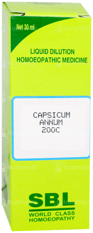 Sbl Capsicum Annum 200c Dilution 30ml