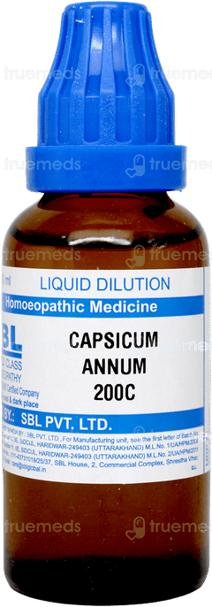 Sbl Capsicum Annum 200c Dilution 30ml