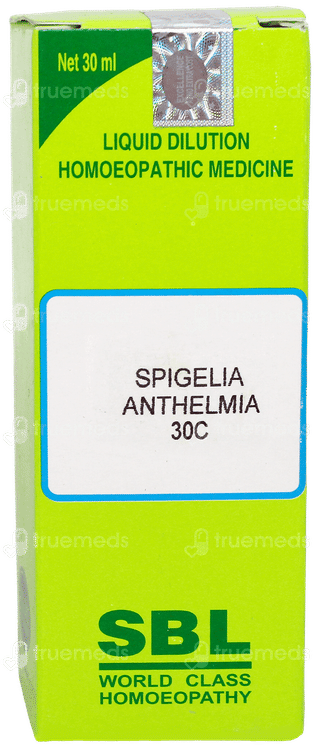 Sbl Spigelia Anthelmia 30c Dilution 30ml