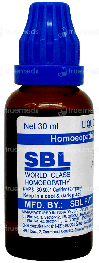 Sbl Spigelia Anthelmia 30c Dilution 30ml