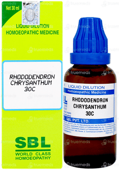 Sbl Rhododendron Chrysanthum 30c Dilution 30ml