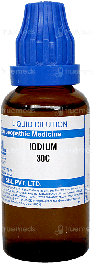 Sbl Iodium 30c Dilution 30ml
