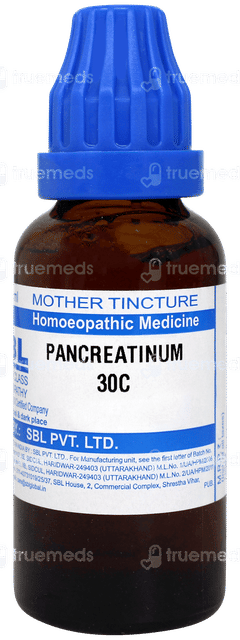 Sbl Pancreatinum 30c Dilution 30ml