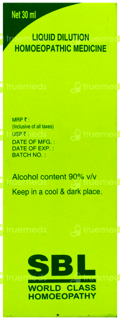 Sbl Ferrum Metallicum 30C Dilution 30Ml