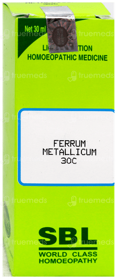 Sbl Ferrum Metallicum 30C Dilution 30Ml