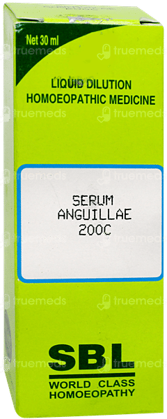 Sbl Serum Anguillae 200c Dilution 30ml