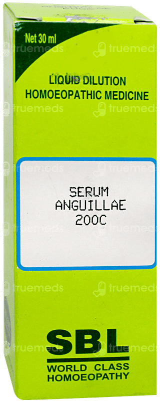 Sbl Serum Anguillae 200c Dilution 30ml