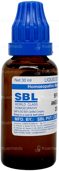 Sbl Serum Anguillae 200c Dilution 30ml