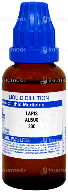 Sbl Lapis Albus 30c Dilution 30ml