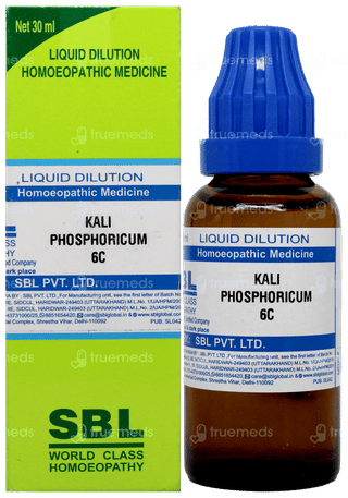 Sbl Kali Phosphoricum 6 C Dilution 30 ML