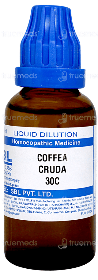 Sbl Coffea Cruda 30c Dilution 30ml