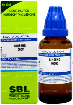 Sbl Ginseng 1000c Dilution 30ml