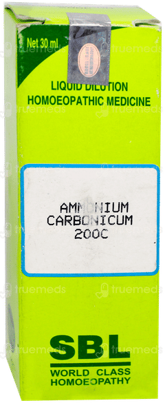 Sbl Ammonium Carbonicum 200c Dilution 30ml