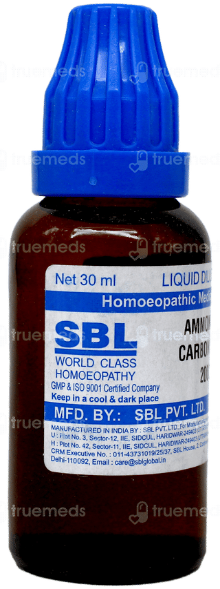 Sbl Ammonium Carbonicum 200c Dilution 30ml