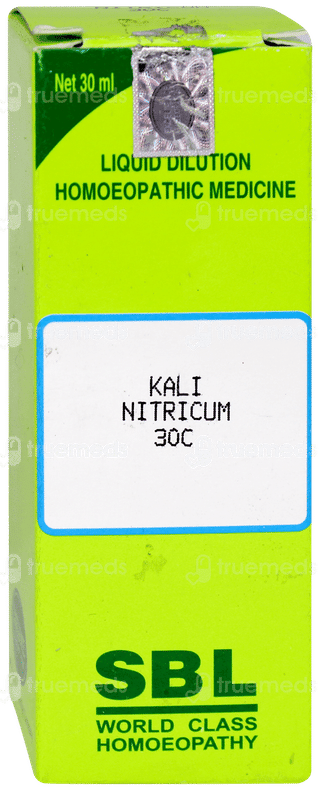 Sbl Kali Nitricum 30 C Dilution 30 ML
