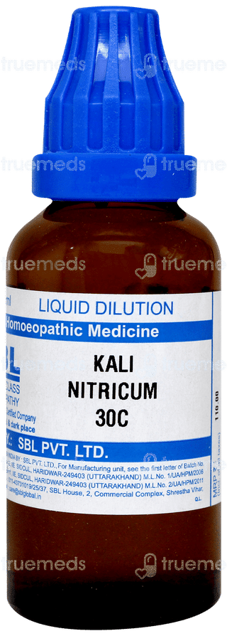 Sbl Kali Nitricum 30 C Dilution 30 ML