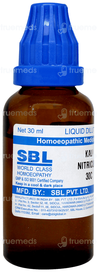 Sbl Kali Nitricum 30 C Dilution 30 ML