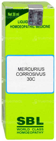 Sbl Mercurius Corrosivus 30c Dilution 30ml Sbl Mercurius Corrosivus 30c Dilution 30ml