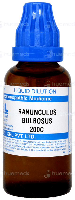 Sbl Ranunculus Bulbosus 200c Dilution 30ml