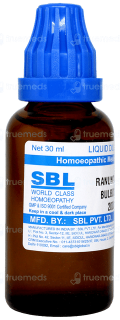 Sbl Ranunculus Bulbosus 200c Dilution 30ml