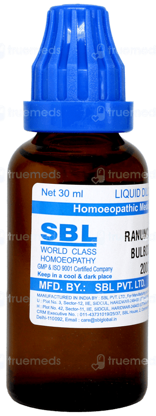 Sbl Ranunculus Bulbosus 200c Dilution 30ml