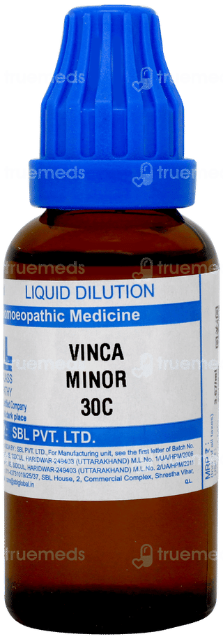 Sbl Vinca Minor 30c Dilution 30ml