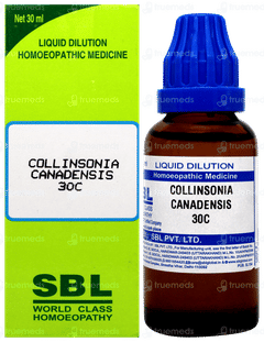 Sbl Collinsonia Canadensis 30c Dilution 30ml