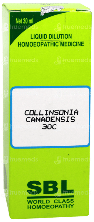 Sbl Collinsonia Canadensis 30c Dilution 30ml