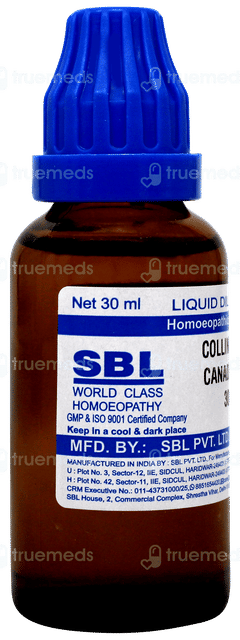 Sbl Collinsonia Canadensis 30c Dilution 30ml