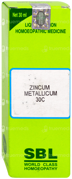 Sbl Zincum Metallicum 30 C Dilution 30 ML