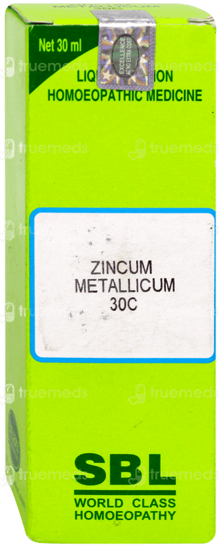Sbl Zincum Metallicum 30 C Dilution 30 ML