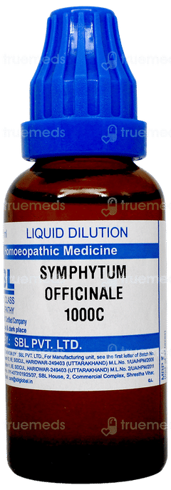 Sbl Symphytum Officinale 1000C Dilution 30Ml