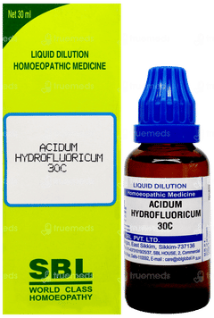 Sbl Acidum Hydrofluoricum 30c Dilution 30ml