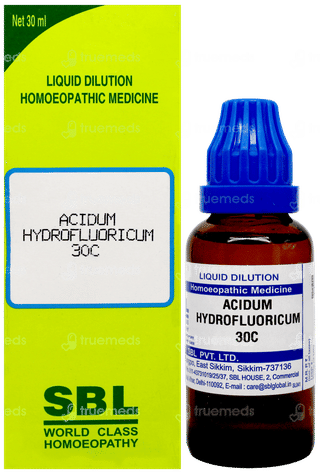 Sbl Acidum Hydrofluoricum 30c Dilution 30ml