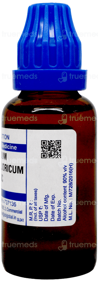 Sbl Acidum Hydrofluoricum 30c Dilution 30ml