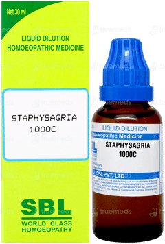Sbl Staphysagria 1000 C Dilution 30 ML