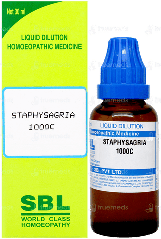 Sbl Staphysagria 1000 C Dilution 30 ML