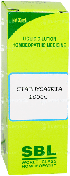 Sbl Staphysagria 1000 C Dilution 30 ML