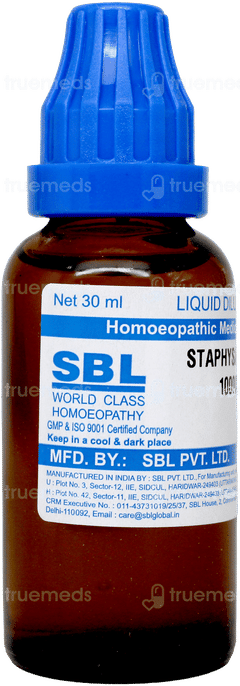 Sbl Staphysagria 1000 C Dilution 30 ML