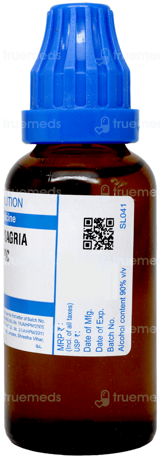 Sbl Staphysagria 1000 C Dilution 30 ML