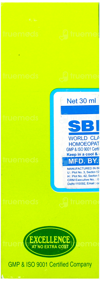 Sbl Paraffinum 30 C Dilution 30 Ml